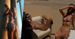 Rãnh lưng đầy quyến rũ của Viktoria Varga